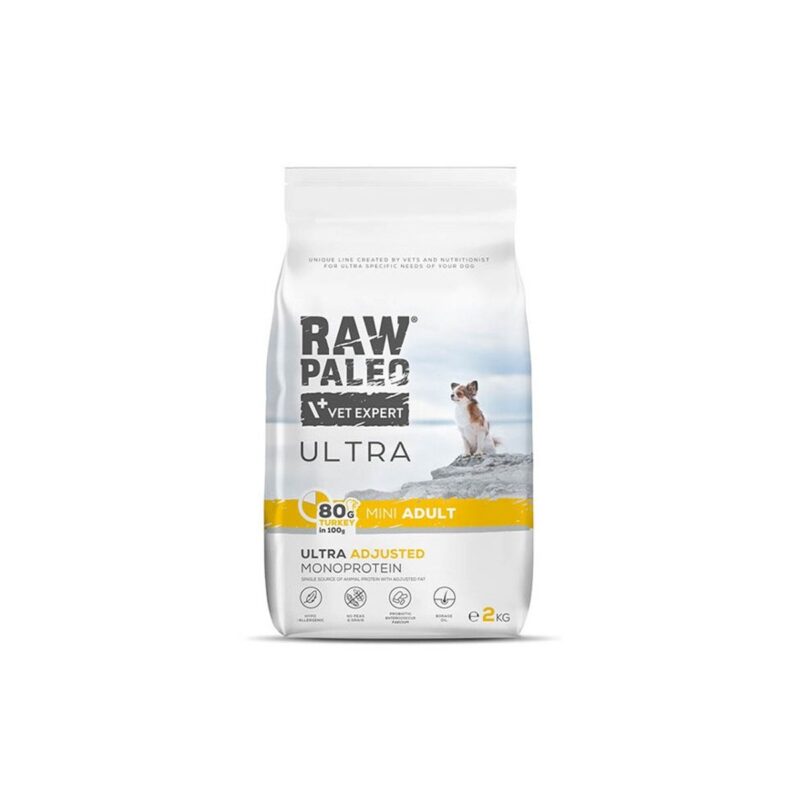 Raw Paleo Vet Expert Adult Mini maistas šunims su kalakutiena